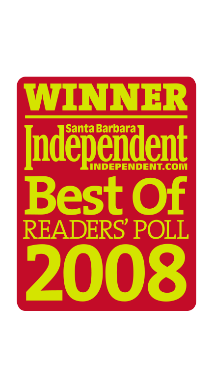 2008 Santa Barbara Independent Best of Santa Barbara Winner Badge