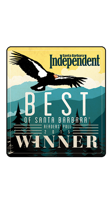 2015 Santa Barbara Independent Best of Santa Barbara Winner Badge